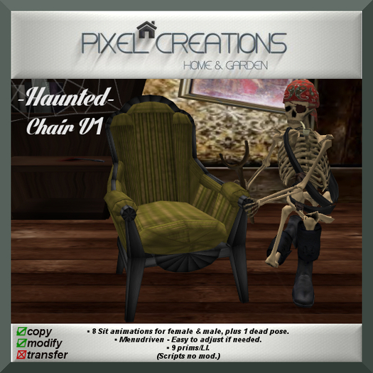 [PC] HAUNTED - VICTORIAN CHAIR V1 (Boxed)