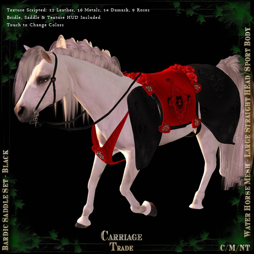 @CT@ Bardic Saddle Set WHM-L Black