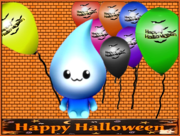 Water Spirit Shubbie Accessory: Halloween Balloons