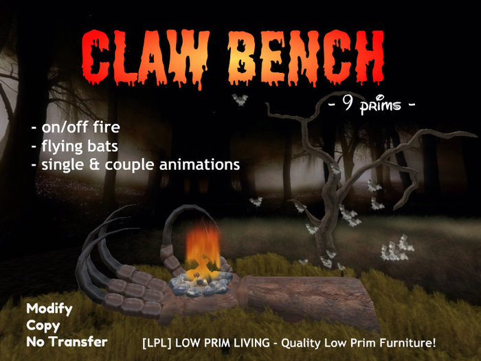 [LPL] Claw Bench Set - COPYABLE (boxed)
