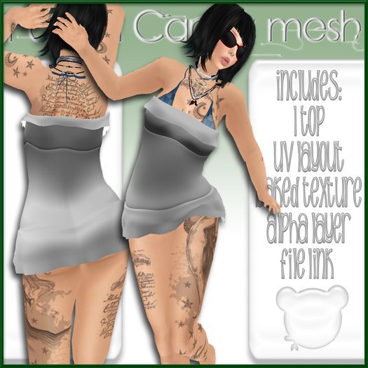 **PC** Mesh Loose Tubetop 002 - Bag