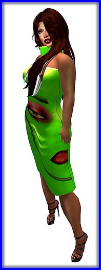 ~Myaz High Collar Green Face