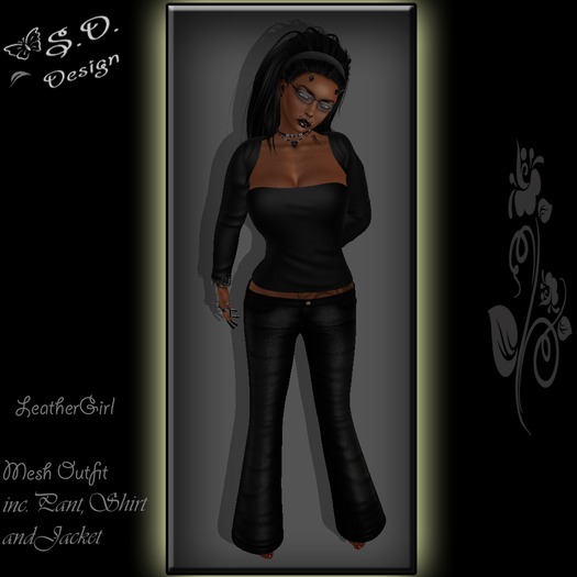 Leather Girl Black
