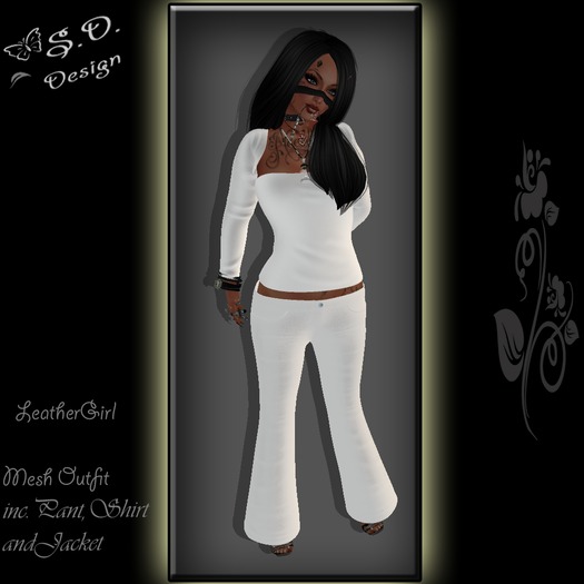 Leather Girl White