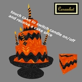 Halloween crooked wave cake - orange incl.resize script