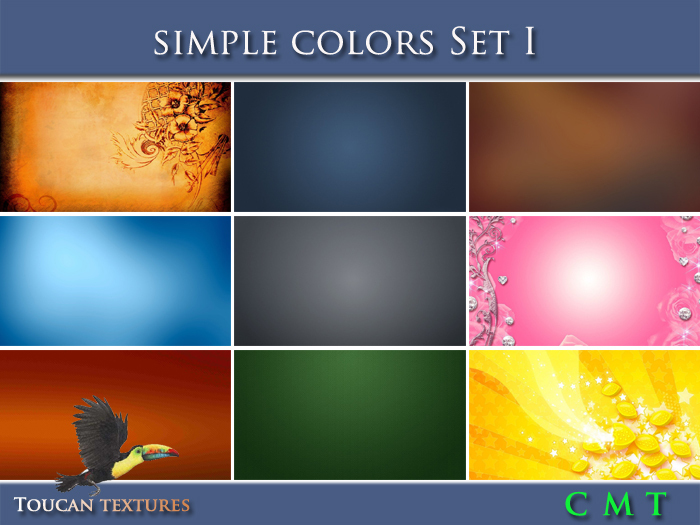 [Toucan Textures] Simple Colors Set I