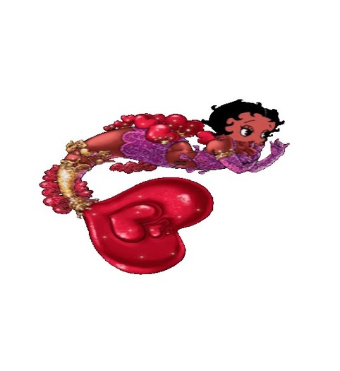 Betty Boo Mermaid animated image "PROMO"