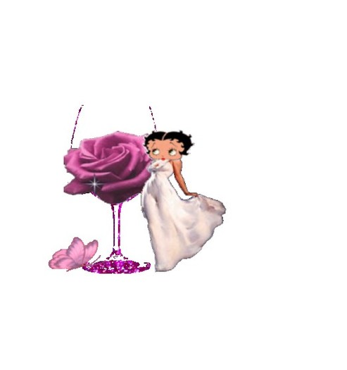 Betty Boo with Rose animated Picture "PROMO"