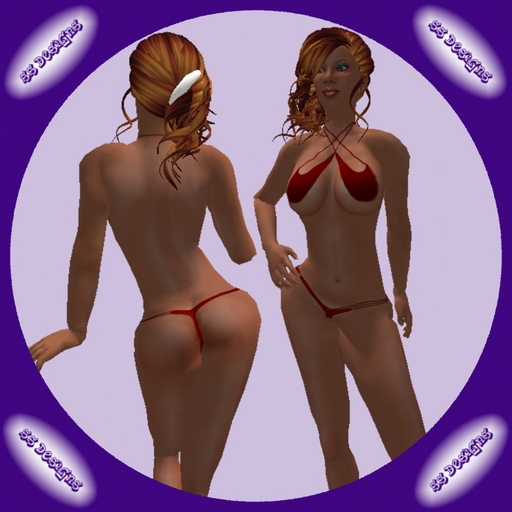 Burgundi Bikini