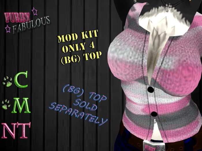 (BG)Pink Retro Top Texture MOD