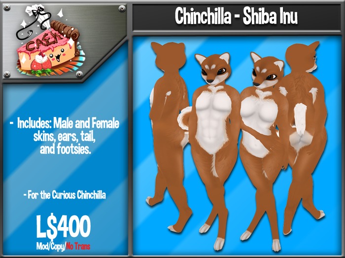 [CAEK!] - Chinchilla Shiba-Inu - Sesame - M/F