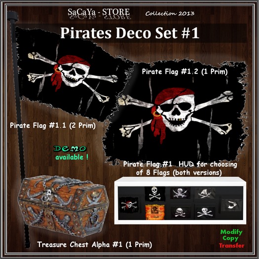 SaCaYa's Pirates Deco Set #1 Demo