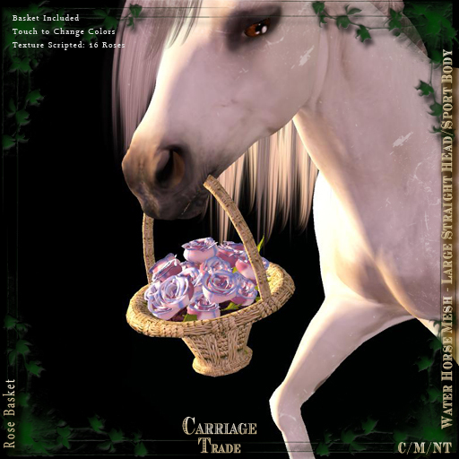 @CT@ Simply Roses Basket WHM-L BOXED