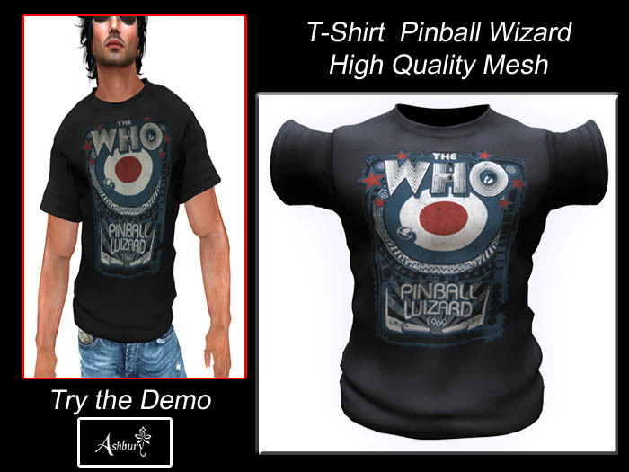 [ASHBURY] Pinball Wizard T-Shirt