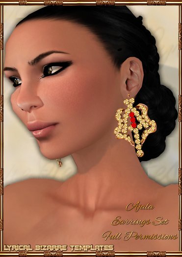 !Lyrical B!zarre Templates! - Ajala Nose Piece and Bracelets FP