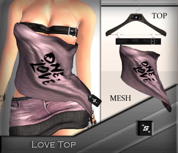 [Sx]Love Top P - Mesh -