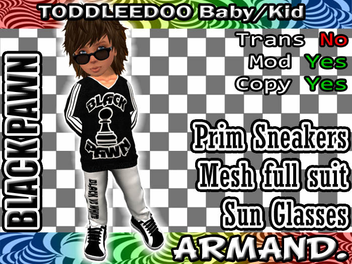 --ARMAND-- BLACK VS WHITE - BLACK PAWN