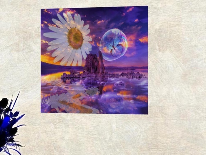 "Crimson's art Mistical Landscape"