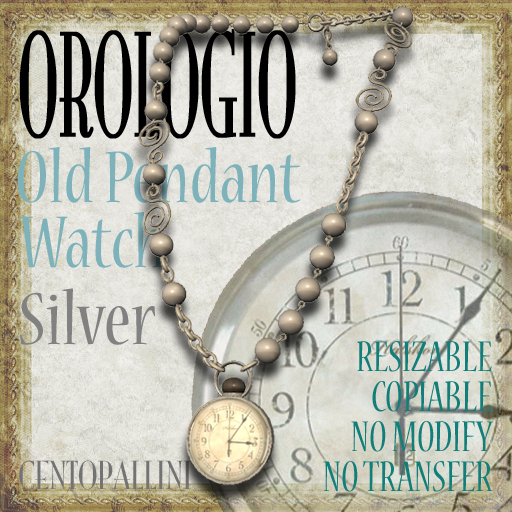 *CentoPallini* Orologio [Pendant] Silver