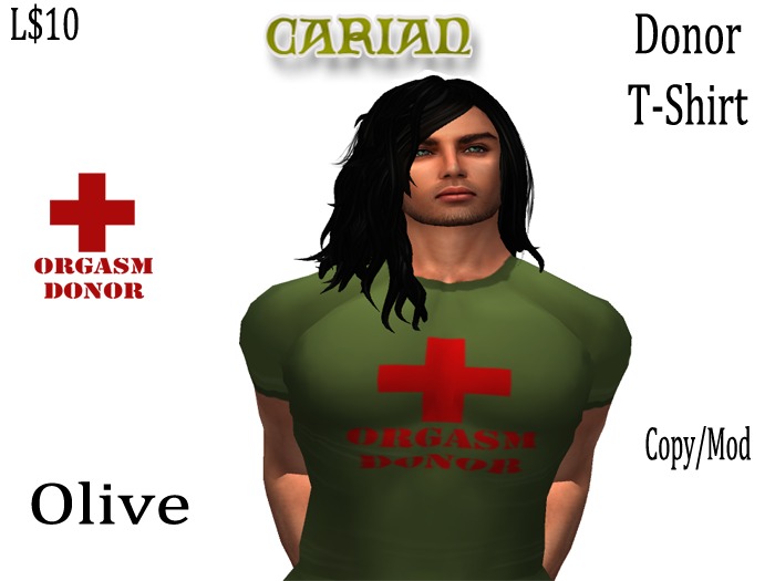 Donor T-shirt: Olive