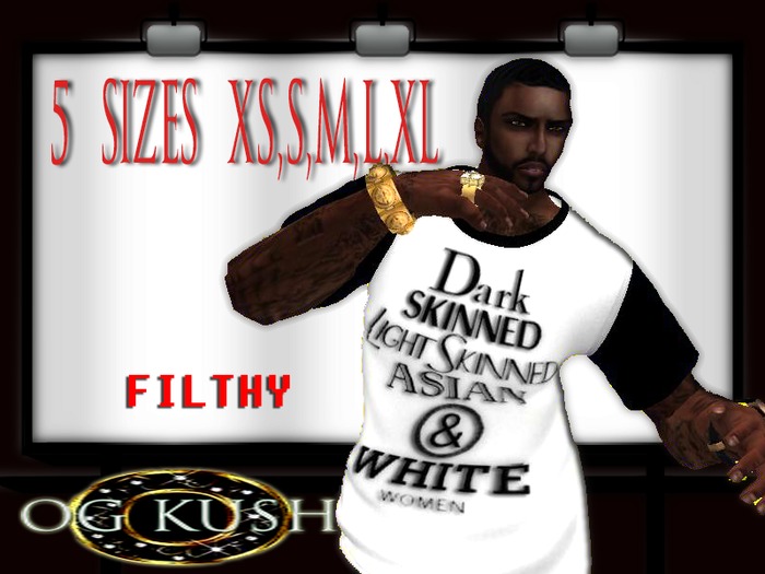 {OG KUSH}-Filthy-White/w black