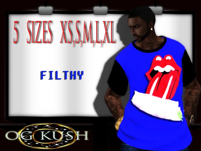 {OG KUSH}-Filthy-Blue/w black