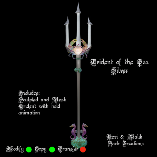 Trident of the Sea Silver