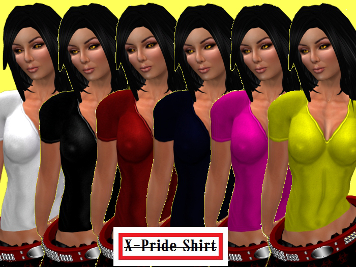"X-Pride Female Shirt Pack"