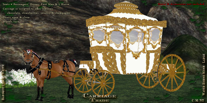 @CT@ Baroque Coach WHML Single BOXED White