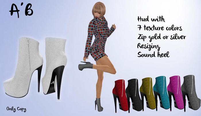 Anais' Mesh Ankle Boots Lezard