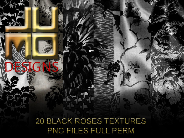 .:JUMO:. Black Roses Textures