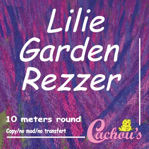 CACHOU'S BLUE LILY GARDEN REZZER EMITTER