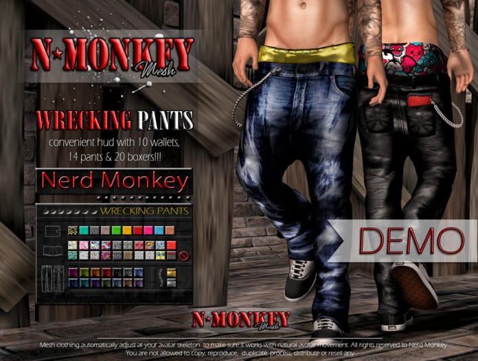 .::[NerdMonkey] - [Skinny NX Pants]::. 