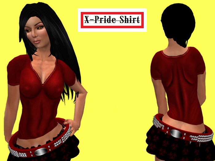 "X-Pride Scarlet Female Shirt"