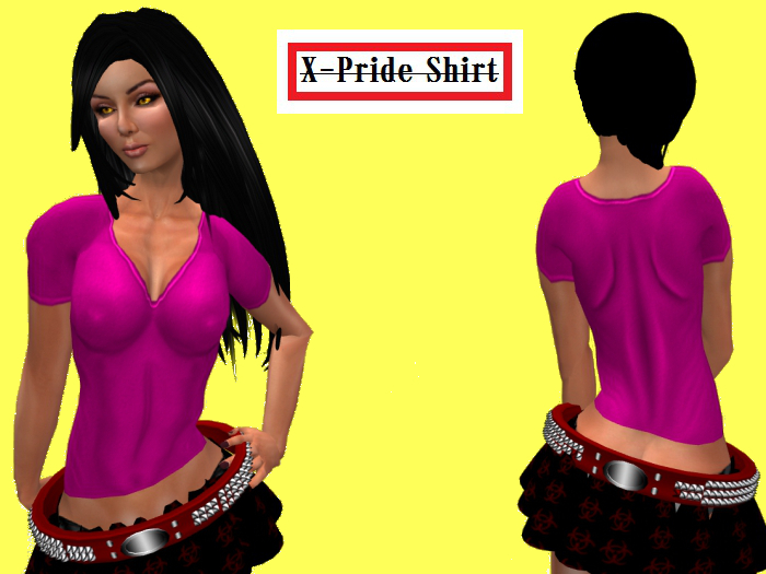 "X-Pride Pink Female Shirt"