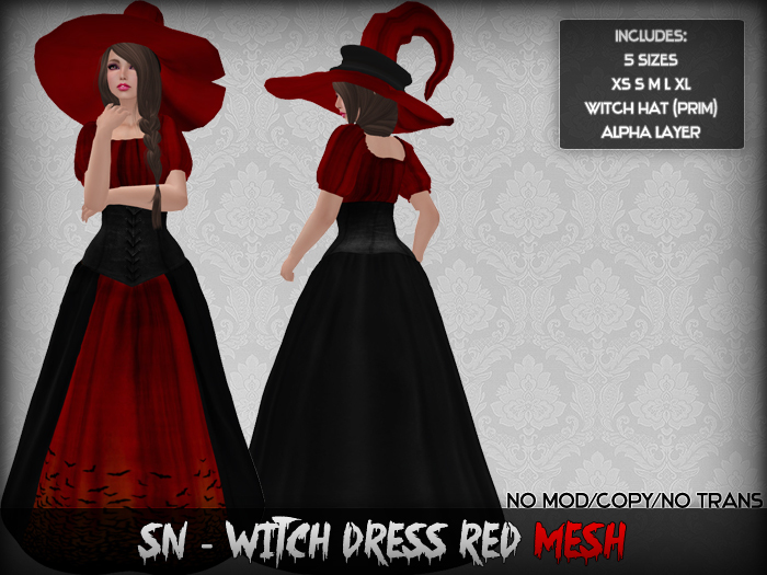 SN - Witch Dress Red