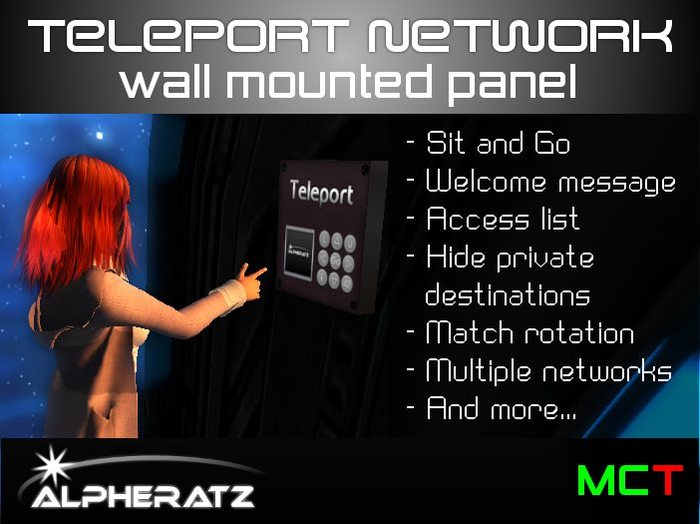 [Alpheratz] Teleport Network (Wall) v1.2.0