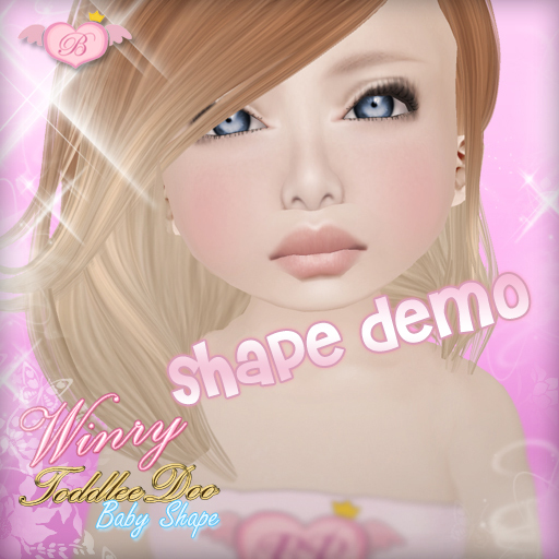 DEMO :*BABY*: Winry TODDLEEDOO SHAPE DEMO - for Td Baby Mesh Avatars Only