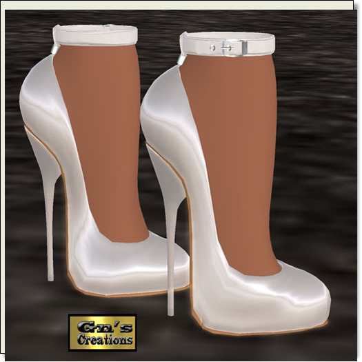 Pearl White High Heels