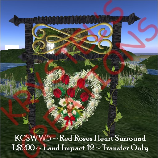 KCSWW5 Red Roses Heart Surround (Rezz Me)