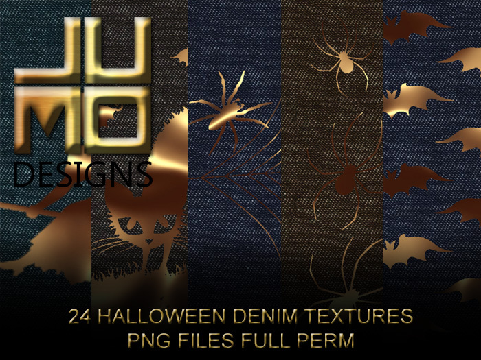 .:JUMO:. Halloween Denim Textures