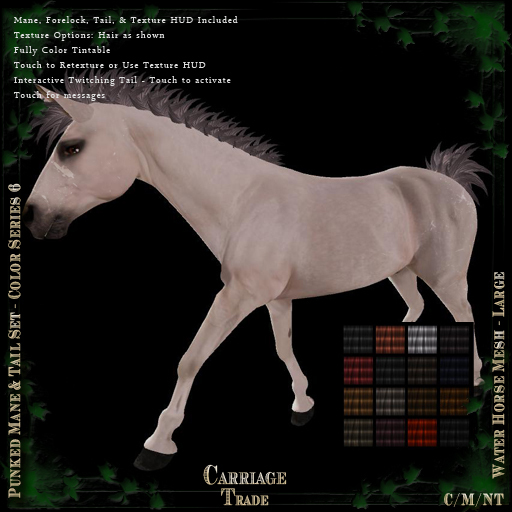 @CT@ Punked Mane & Tail set BOXED Color Series 