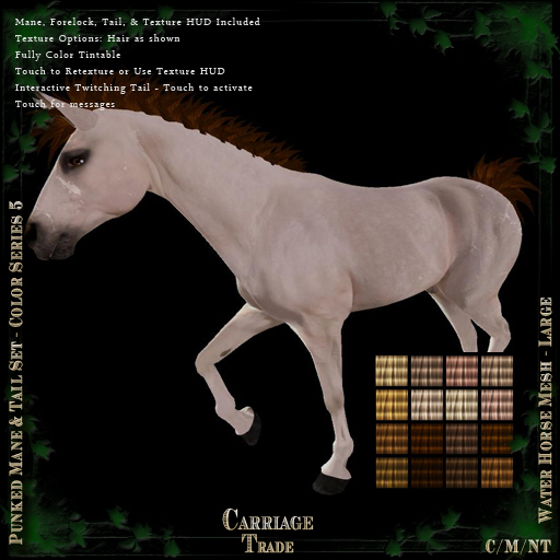 @CT@ Punked Mane & Tail set BOXED Color Series 