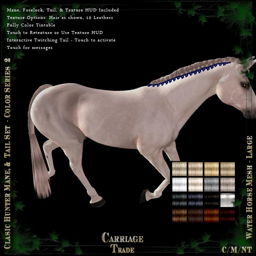 @CT@ Classic Hunter Mane & Tail Set WHML Boxed Color Series