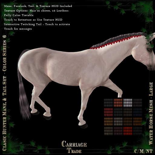 @CT@ Classic Hunter Mane & Tail Set WHML Boxed Color Series