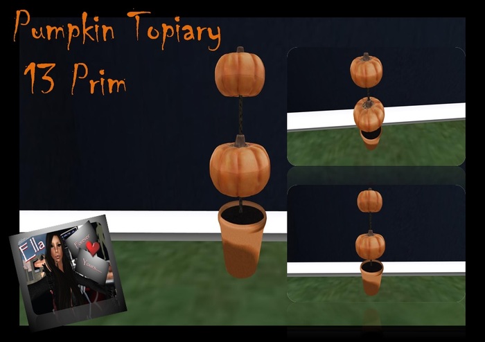 Halloween Pumpkin Topiary