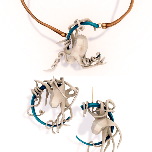 [HANDverk]Wassily Earrings.pink