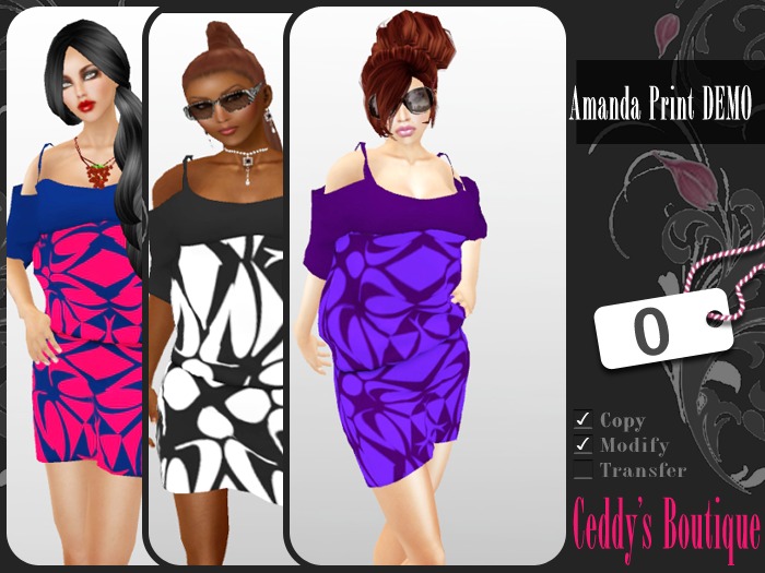 Amanda Print Dress DEMO