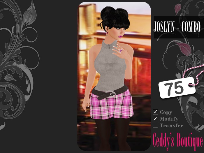 Joslyn Combo Pink/Grey