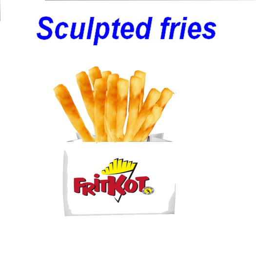 Sculpty  fries Full perm 